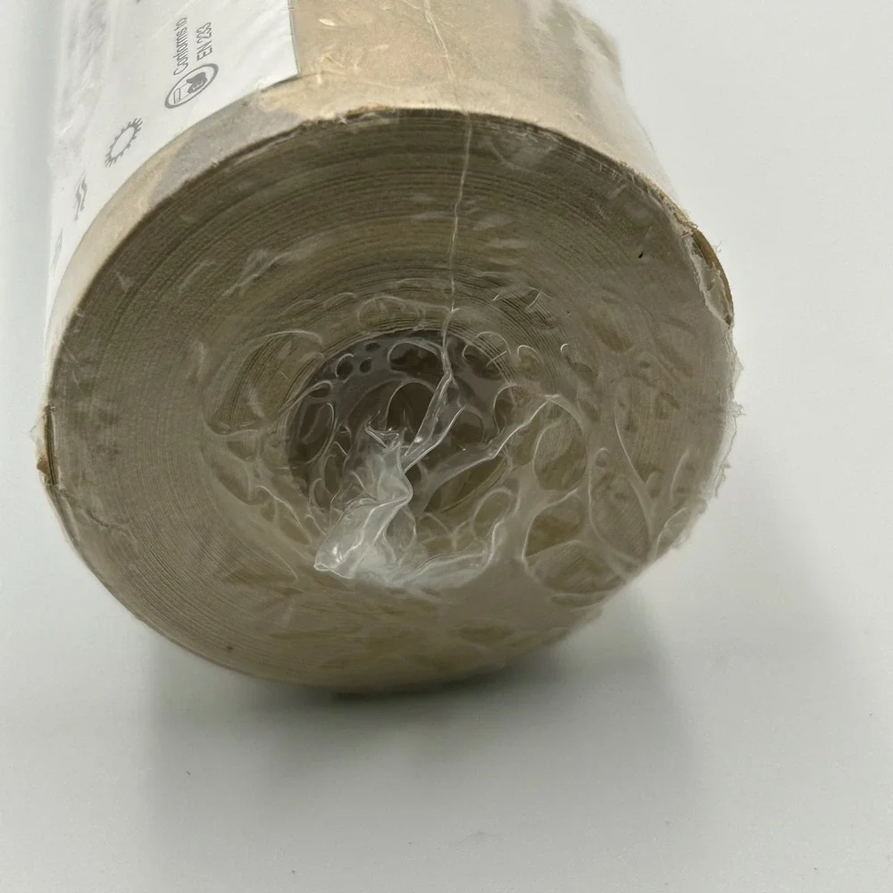 Brewster Gold Textured Wallpaper Roll FD46819 Prepasted Washable 20.5in x 33ft